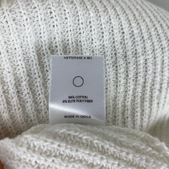 n:PHILANTHROPY White Ribbed Knit Open Cardigan Small NEW NWT - Picture 9 of 9